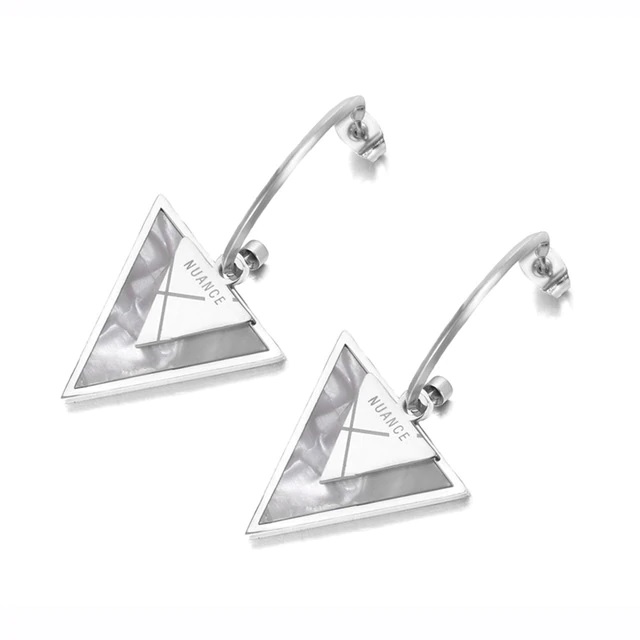 CLARA-ezüst-nemesacél-női-fülbevaló-kagyló-berakás-1